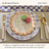 MACKENZIE-CHILDS 5-Piece Bistro Place Setting, Dishwasher-Safe Flatware Set, Gray-and-White Sterling Check(Rosy Check)