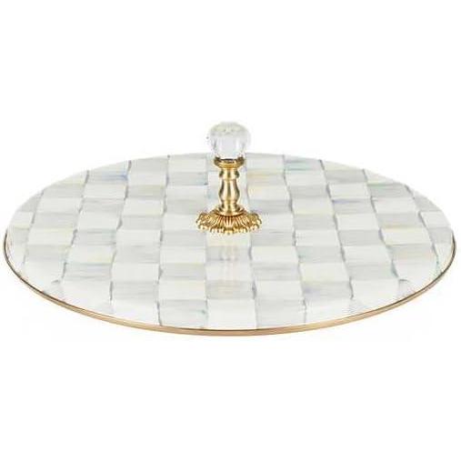 image:imageMACKENZIECHILDS Cheese Course Cute Cheese Board and Serving Board for Charcuterie GreenandWhite Emerald CheckSterling Check