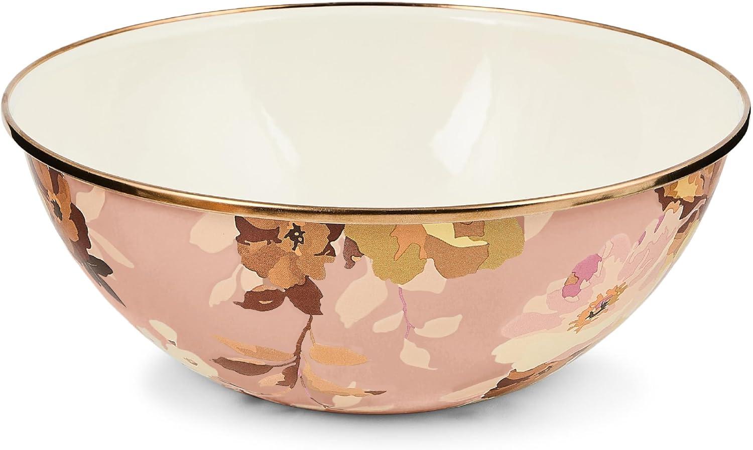 image:imageMACKENZIECHILDS Everyday Bowl Serving Bowl for Entertaining Large Wild Rose MauveMauve Wild Rose