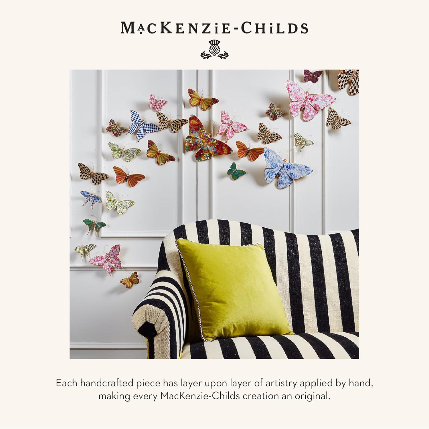 image:imageMACKENZIECHILDS Set of 3 Butterfly Decorations Hanging Butterfly Wall Decor BrownandWhite MochaField