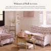 MACKENZIE-CHILDS Set of 2 Butterfly Decorations, Hanging Butterfly Wall Decor, Brown-and-White Mocha(Rosy Check)