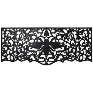 MACKENZIE-CHILDS Rubber Double-Door Mat, Outdoor Front-Door Mat, Queen Bee