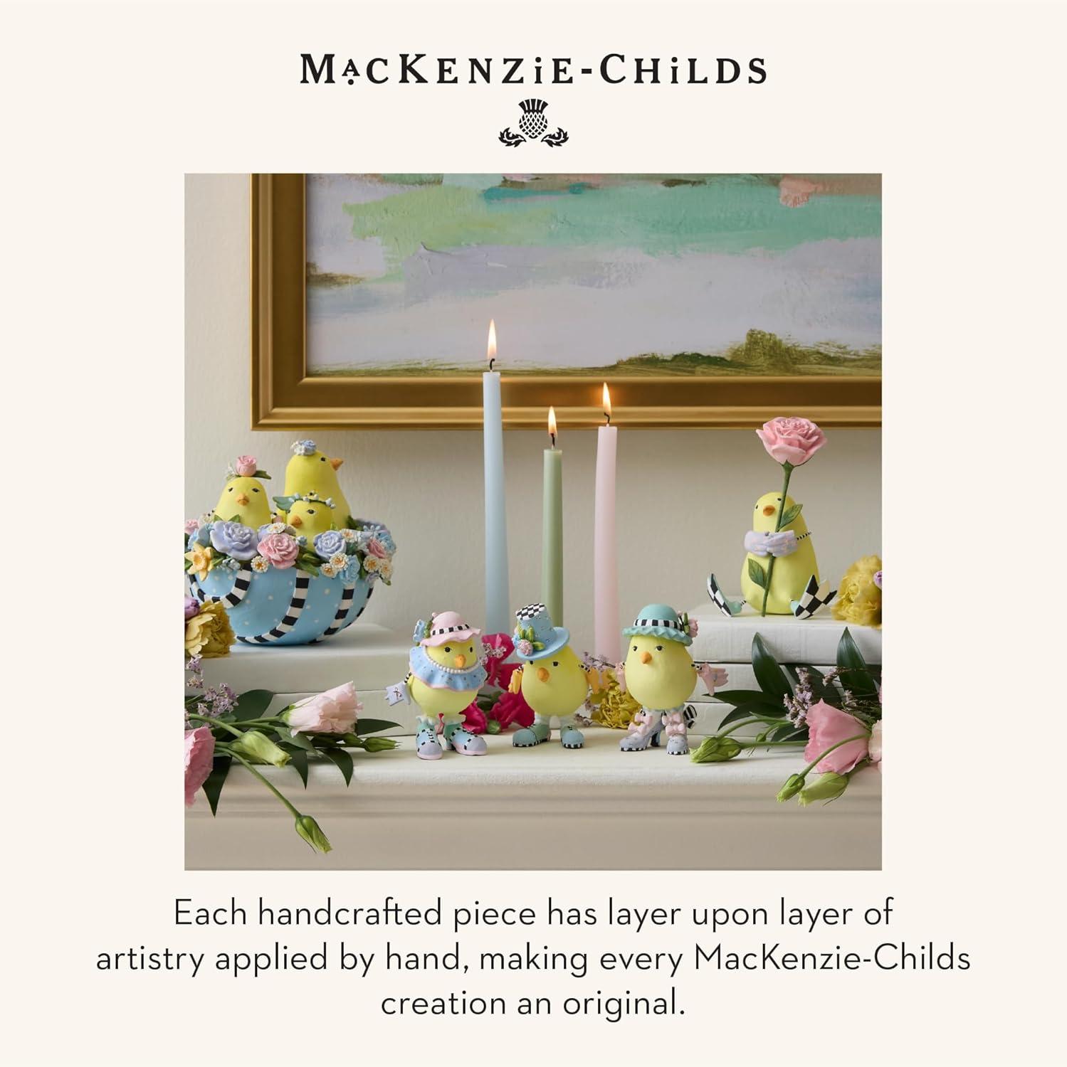 image:imageMACKENZIECHILDS Patience Brewster Resin Figurine Handmade Spring and Easter Decor Chick with Flower