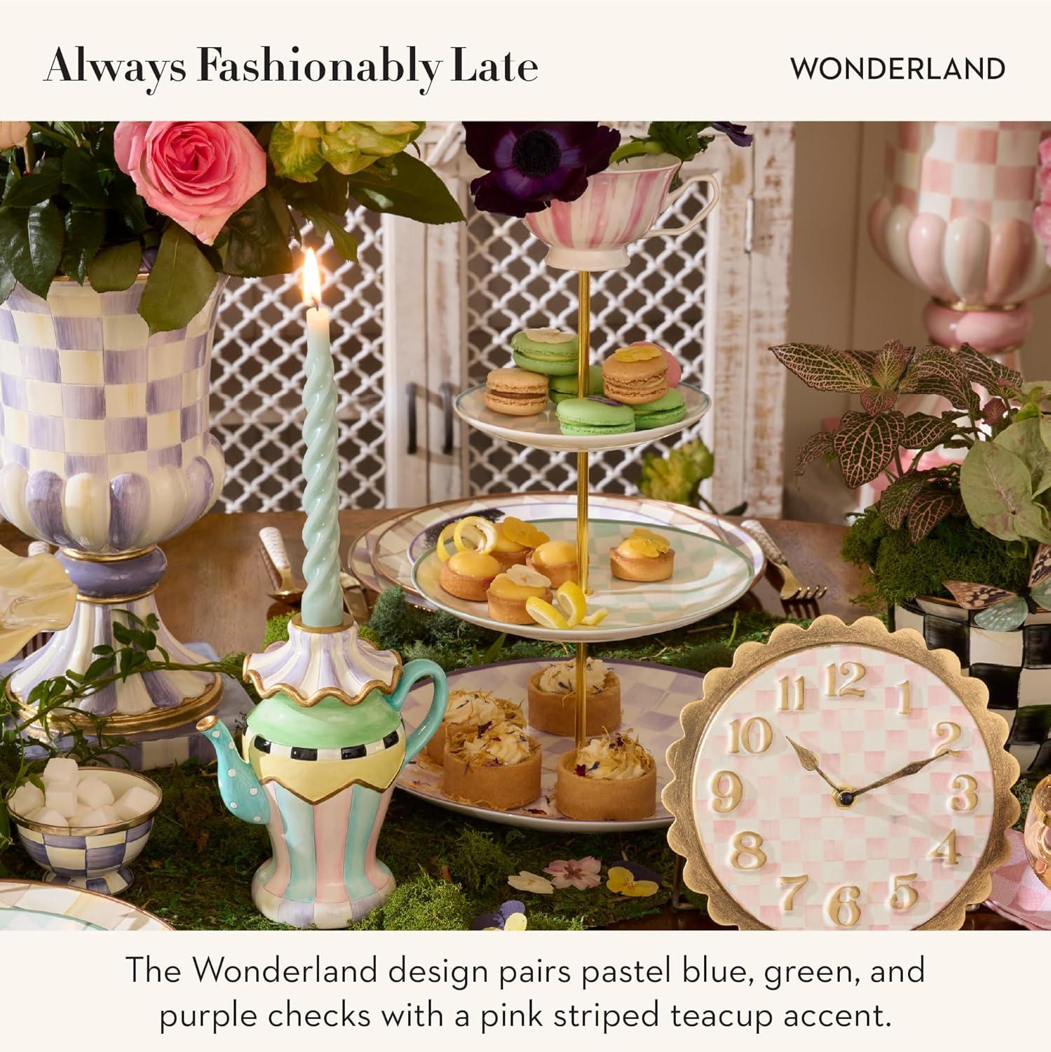 image:imageMACKENZIECHILDS Porcelain Tiered Sweet Stand ThreeTier Serving Tray for Dessert Wonderland