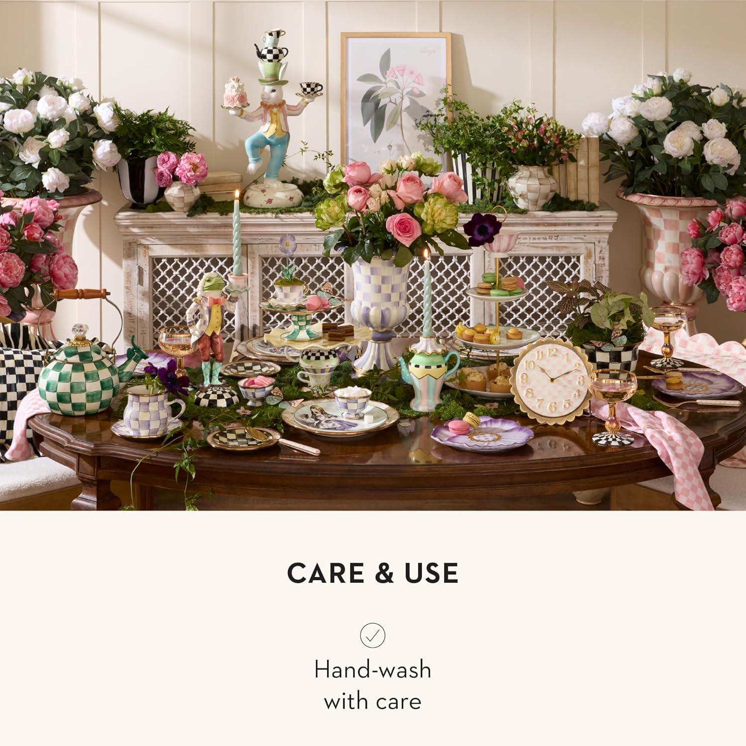 image:imageMACKENZIECHILDS Porcelain Tiered Sweet Stand ThreeTier Serving Tray for Dessert Wonderland