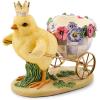 MACKENZIE-CHILDS Pansy Party Chick with Cart Figurine