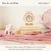 MACKENZIE-CHILDS Dog Figurine, Cute Ceramic Dog Decor, Pink-and-White Rosy Check Poodle
