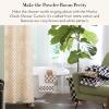 MACKENZIE-CHILDS Fabric Shower Curtain, Decorative Bathroom Shower Curtain, 72×72, Brown-and-White Mocha Check(Mocha Check)