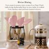 MACKENZIE-CHILDS Ladle, Kitchen Ladle Spoon for Cooking, Pink-and-White Rosy Check(Rosy Check)