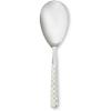 MACKENZIE-CHILDS 2-Piece Bistro Salad Serving Set, Stainless-Steel Salad Servers, Black-and-White Courtly Check(Sterling Check)