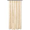 MACKENZIE-CHILDS Fabric Shower Curtain, Decorative Bathroom Shower Curtain, 72×72, Brown-and-White Mocha Check(Mocha Check)