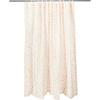 MACKENZIE-CHILDS Fabric Shower Curtain, Decorative Bathroom Shower Curtain, 72×72, Brown-and-White Mocha Check(Rosy Check)