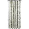 MACKENZIE-CHILDS Fabric Shower Curtain, Decorative Bathroom Shower Curtain, 72×72, Brown-and-White Mocha Check(Sterling Check)