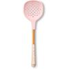 MACKENZIE-CHILDS Slotted Turner, Stainless-Steel Turner for Cooking, Pink-and-White Rosy Check(Rosy Check)