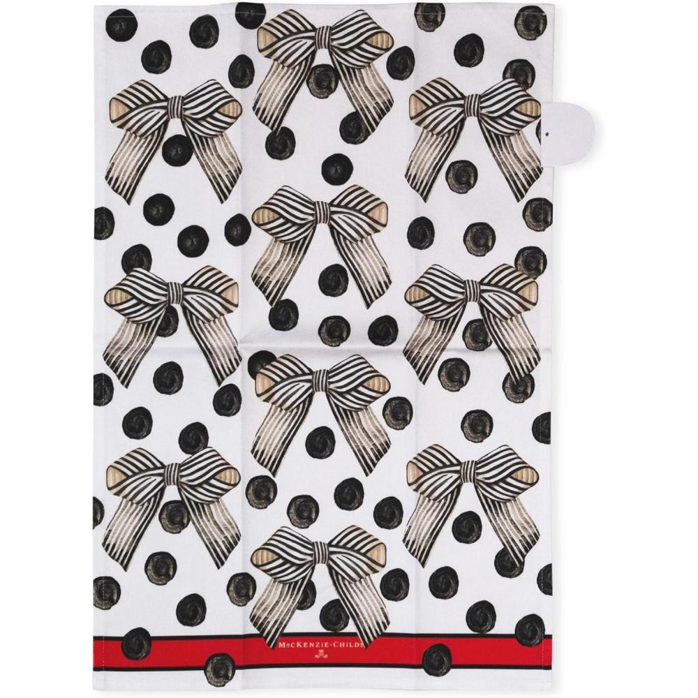 image:imageMACKENZIECHILDS Cotton Dish Towel Decorative Kitchen Towel Pretty as a Bow