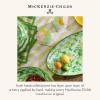 MACKENZIE-CHILDS Set of 4 Acrylic Wine Goblets, Stemmed Drinking Glasses, Decorative Glassware, 12 Ounces, Pink Check(Green Check)