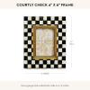 MacKenzie-Childs Courtly Check Enamel Frame 4″ x 6″