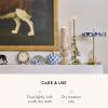 MACKENZIE-CHILDS LED Rechargeable Disk Table Lamp, Cordless Decorative Lamp, Purple-and-White Violet Check(Royal Check)
