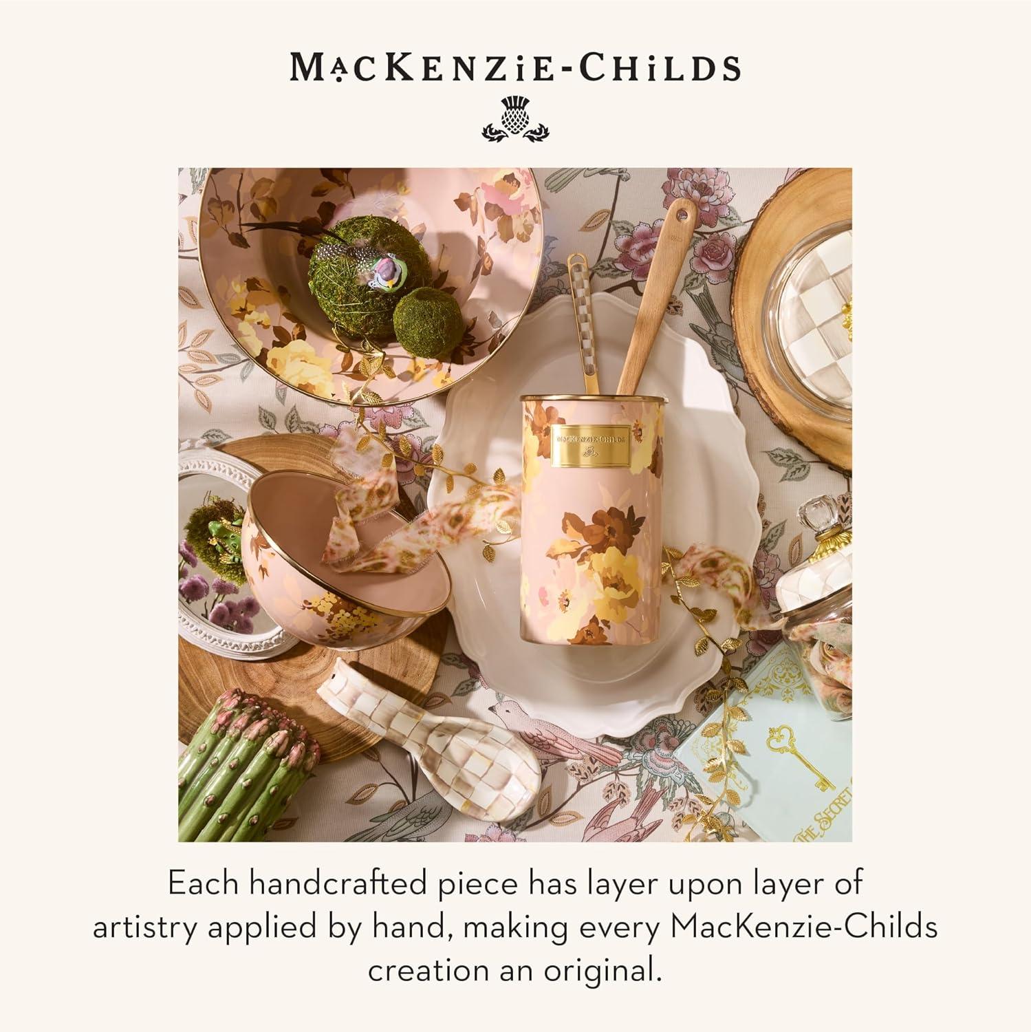 image:imageMACKENZIECHILDS Everyday Bowl Serving Bowl for Entertaining Extra Large Wild Rose SlateMauve Wild Rose