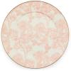 MACKENZIE-CHILDS Enamel Serving Platter, Decorative Serving Platter for Food, 16 Inches, Wild Rose Mauve(Rosy English Garden)