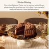 MACKENZIE-CHILDS Enamel Pedestal Platter, Round Cake Stand, Mini, Wild Rose Slate(Brown Wild Rose)