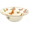 MACKENZIE-CHILDS Enamel Serving Bowl, Serveware and Kitchen Decor, 40-Ounce Capacity, Wild Rose Slate(Buttefly Garden)