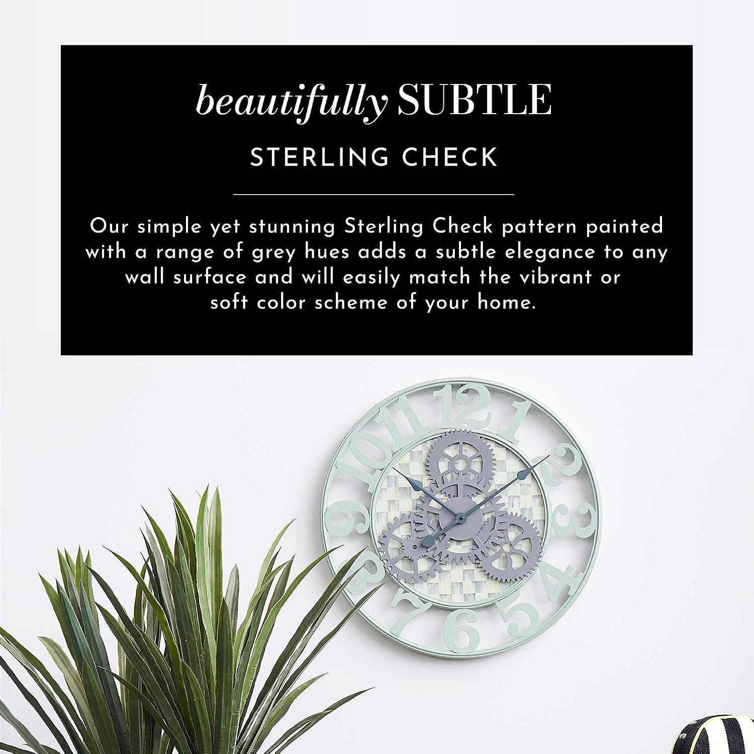 image:imageMACKENZIECHILDS Sterling Check Swallowtail Duo Wall Decor BirdShaped Hanging Wall Art