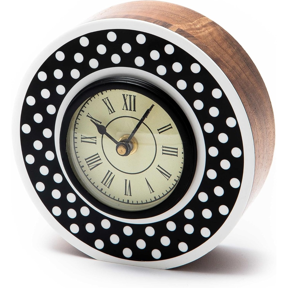 image:imageMACKENZIECHILDS Clock Decorative Clock for Kitchen and Living Room Dotty Round