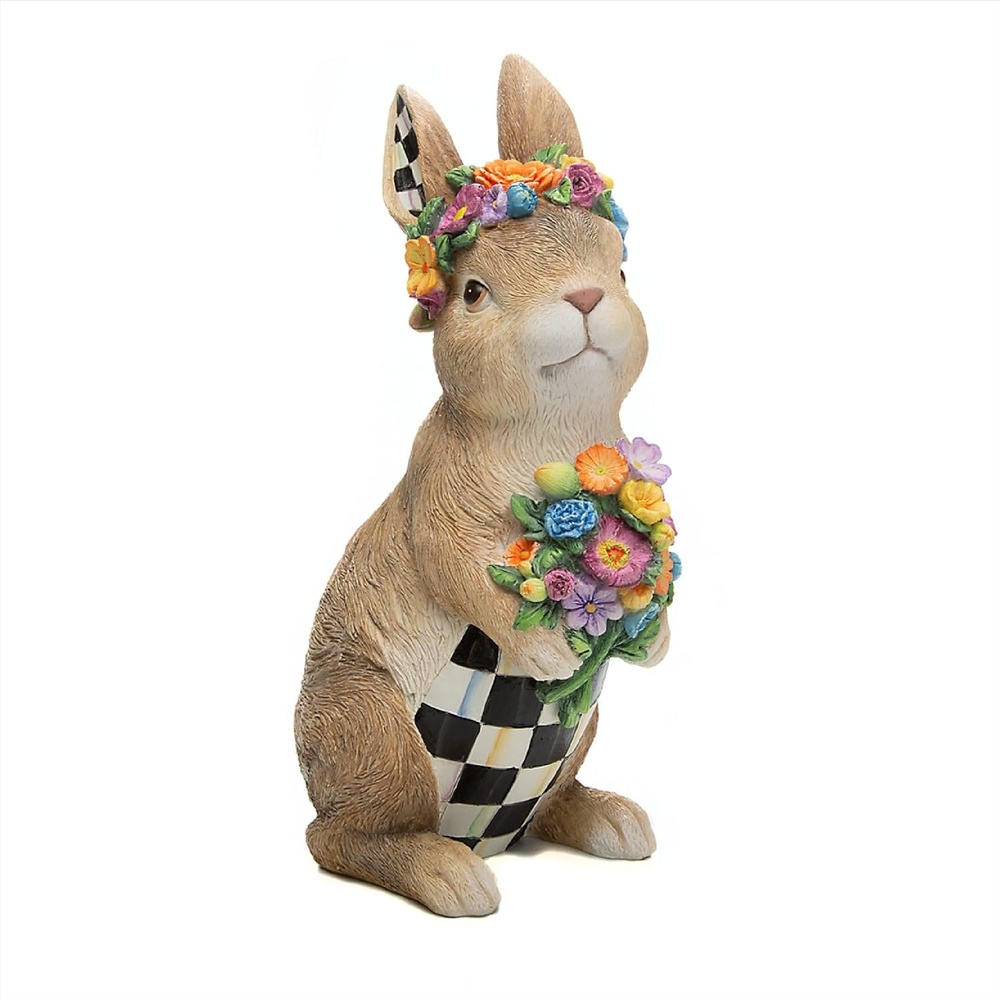 image:imageMacKenzieChilds Frolic of The Animals Animal Figurine Decor for The Home Rabbit
