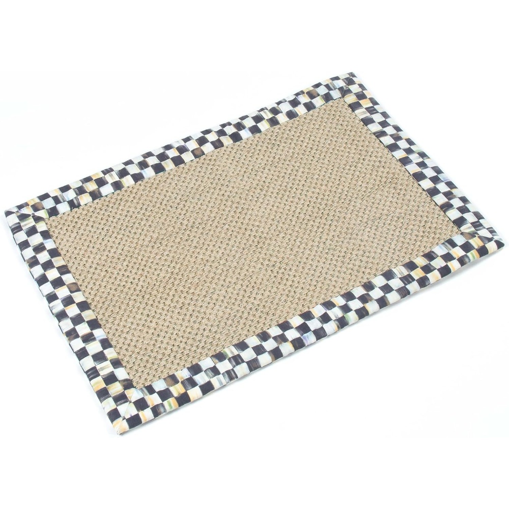 image:imageMACKENZIECHILDS Courtly Check Sisal Rug Indoor Rug for Bedroom and Kitchen Use 2 x 3
