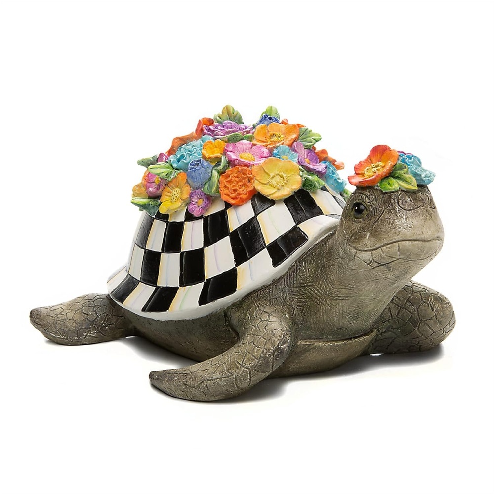 image:imageMacKenzieChilds Frolic of The Animals Animal Figurine Decor for The Home Turtle
