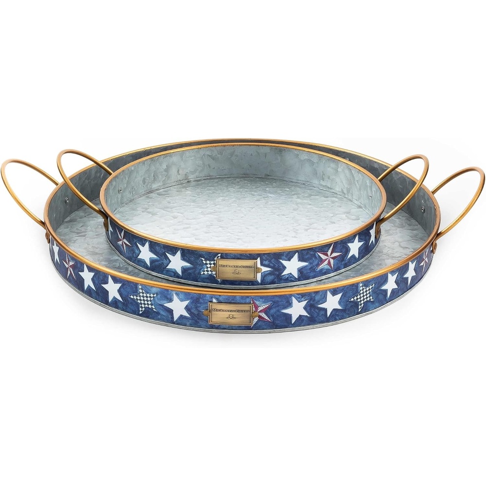 image:imageMacKenzieChilds Royal Star Serving Trays  Set of 2